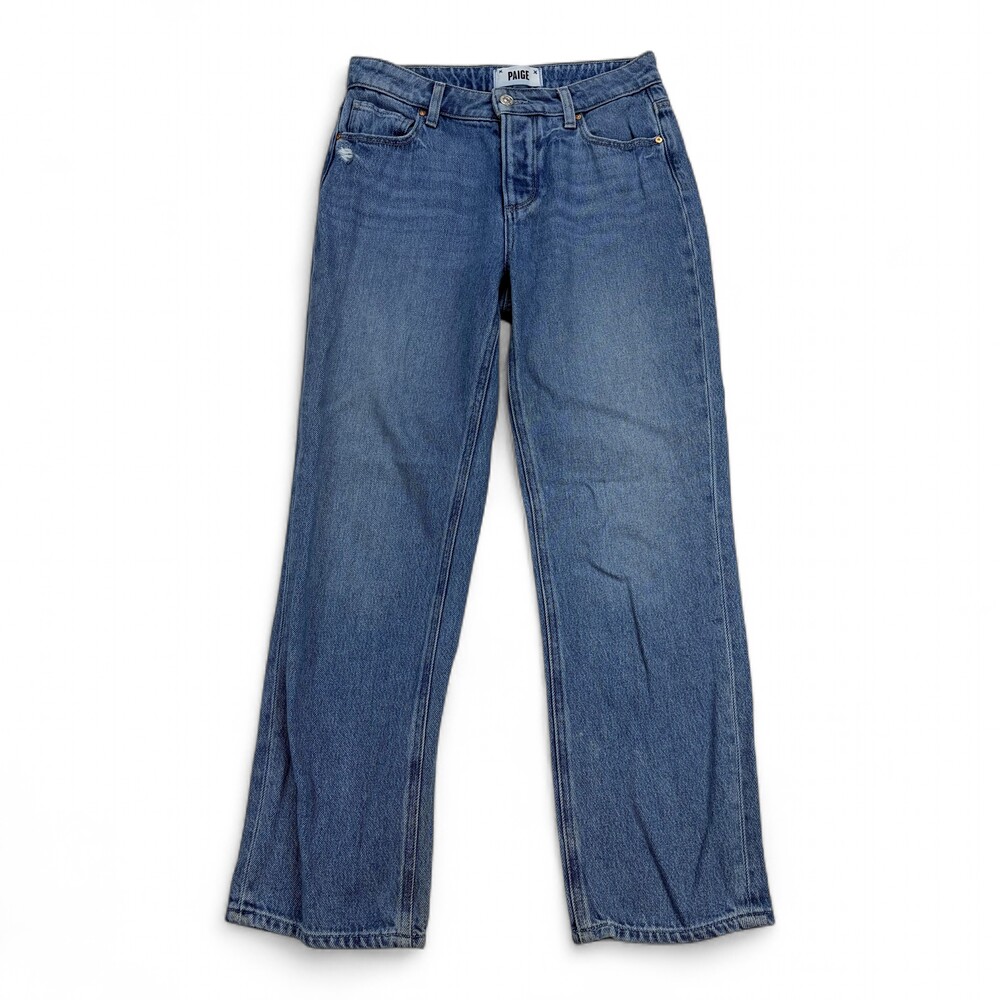 Paige Boyfriend Jeans Size 24 Medium Wash Relaxed Straight